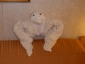 Towel duck (or maybe a platypus)